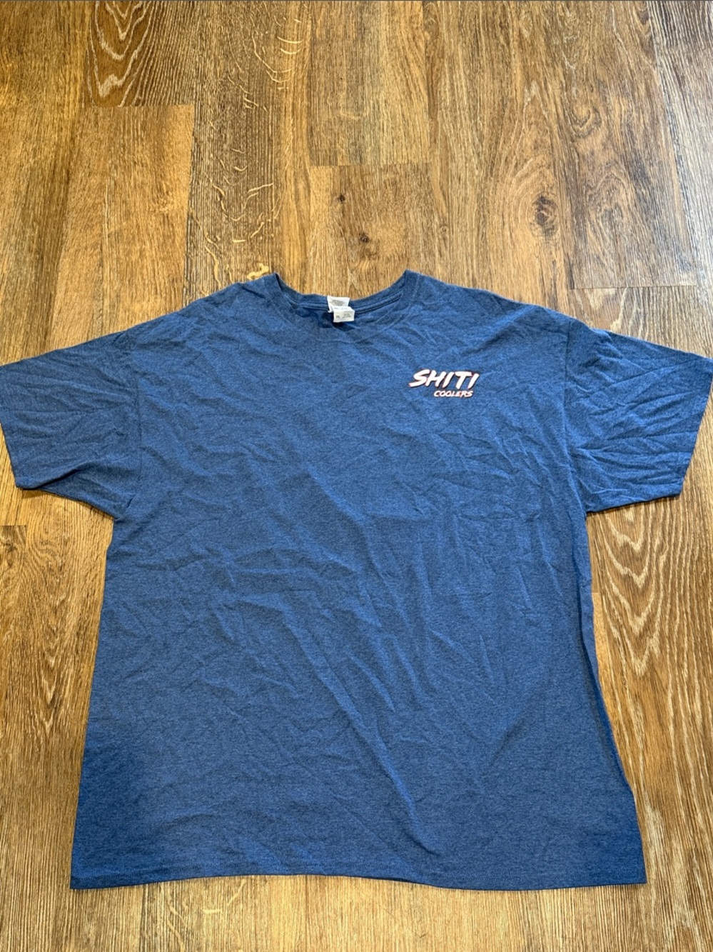 Navy Short Sleeve Logo Tee
